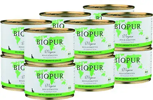 Vegetarisches Bio Hundefutter von BIOPUR – Vegane Tiernahrung für Hunde