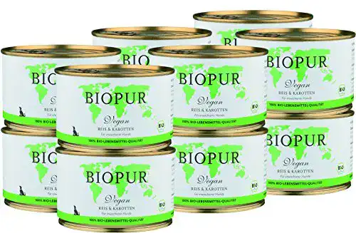 Vegetarisches Bio Hundefutter von BIOPUR – Vegane Tiernahrung für Hunde