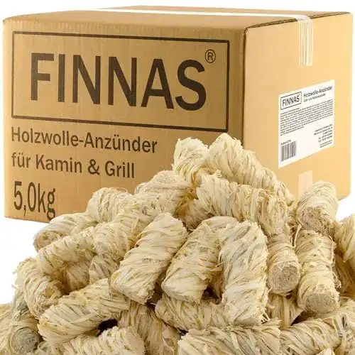 Kaminanzünder Finnas 5 kg Anzünder-Holzwolle, Öko