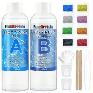 Epoxidharz Fansarriche transparent im 1:1 Verhältnis für kreative Anwendungen