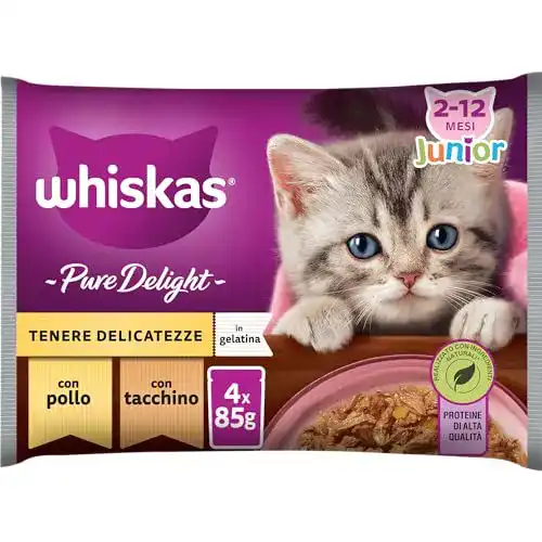 Whiskas Katzenfutter Pure Delight Nassfutter für Katzen