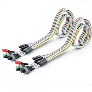 Ytian Power-Button Set 4 in 1 für PC mit Reset und LED-Anzeige