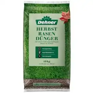 Herbstrasendünger Dehner mit Langzeitwirkung, 10 kg für Rasenpflege