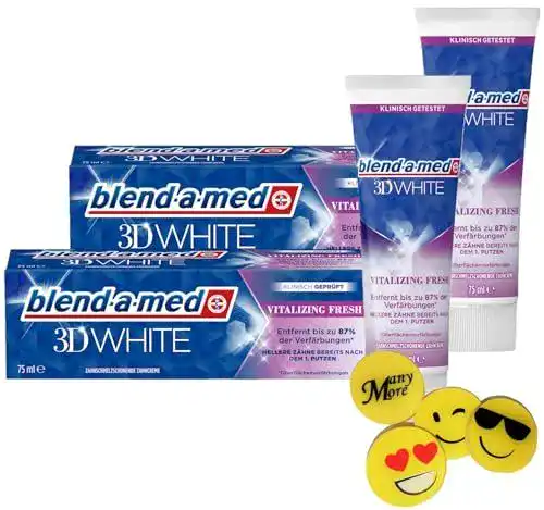 Blend-a-med Zahnpasta 2x 3D White Vitalizing Fresh 75ml