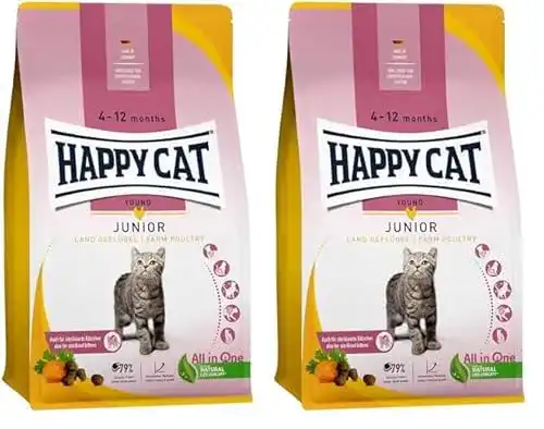 Happy Cat Katzenfutter Young Junior Land Geflügel 300 g