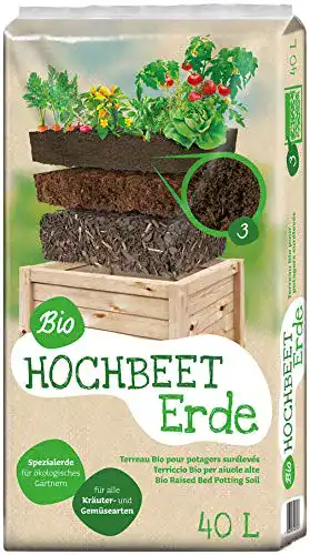 Floragard Universal Bio Hochbeet-Erde 40 Liter für nachhaltiges Gärtnern