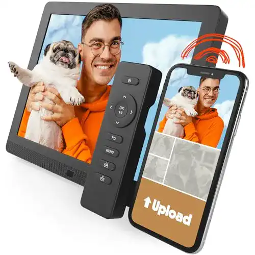 Digitaler Bilderrahmen mit WLAN und Bewegungsmelder – 10 Zoll Pix Star