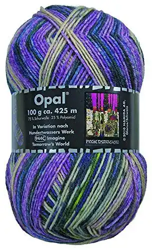 Opal Wolle 100g Sockenwolle Hundertwasser III Imagine