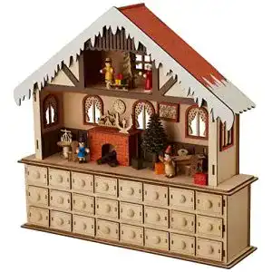 Adventskalender aus Holz von Small Foot mit Beleuchtung