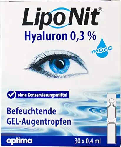Hyaluron-Augentropfen Liponit Gel mono 0,3% – 1×20 ml