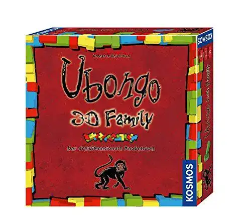 Ubongo Kosmos 694258 – 3D Family Gesellschaftsspiel für 1-4 Spieler