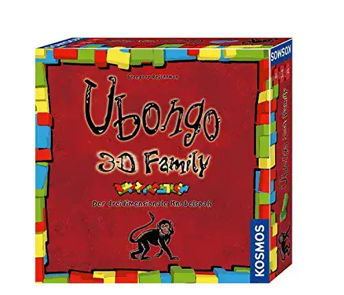 Ubongo Kosmos 694258 – 3D Family Gesellschaftsspiel für 1-4 Spieler
