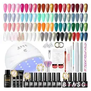 Nageldesign-Set Coscelia 47-teilig mit UV Lampe und 20 Farben