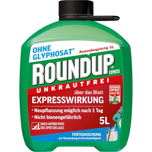Unkrautvernichter Roundup Express Unkrautfrei, gebrauchsfertige Lösung