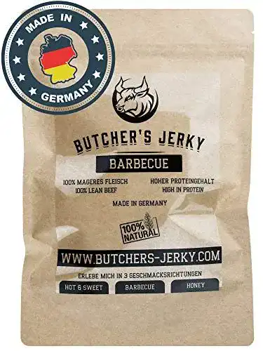 Beef Jerky Khroom von Butchers Jerky Trockenfleisch aus Deutschland