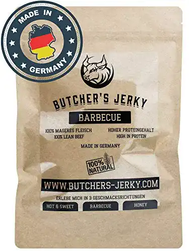 Beef Jerky Khroom von Butchers Jerky Trockenfleisch aus Deutschland