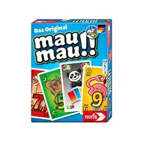 Spielkarten Noris 606261972 Mau Mau Tiere für 2 bis 6 Spieler