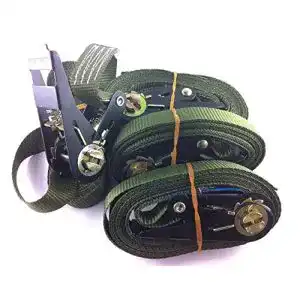 Spanngurt iapyx 4er Set mit Ratsche, 6 Meter, EN Norm