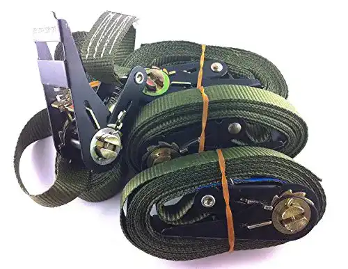 Spanngurt iapyx 4er Set mit Ratsche, 6 Meter, EN Norm