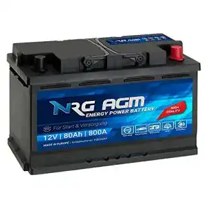 AGM-Batterie 80Ah NRG Premium 800A/EN 12V für Start-Stop-Fahrzeuge