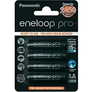 Panasonic eneloop pro AA-Akku, Ready-to-Use Ni-MH Mignon