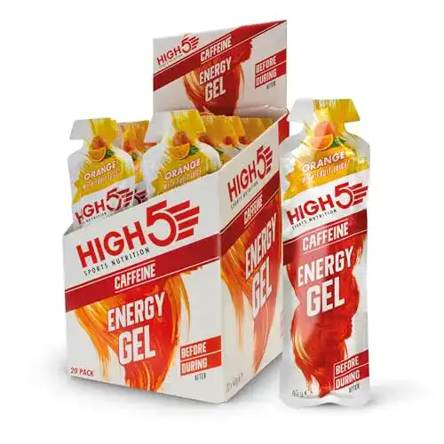 High5 Energy Gel – Energie-Gel mit natürlichem Fruchtsaft, 20 x 40g