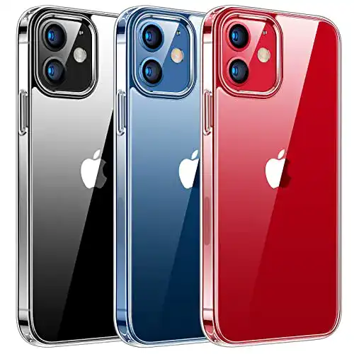 TORRAS Diamond Series Hülle für iPhone 12 Stoßfest und Kristallklar
