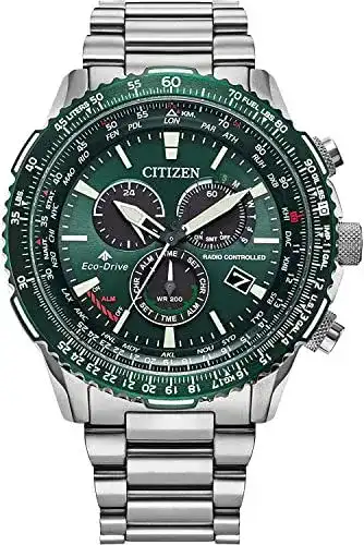 Funk-Solaruhr für Herren von Citizen im Edelstahl-Look