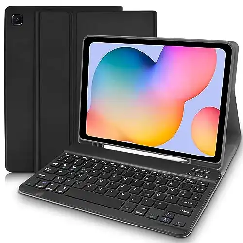 Samsung Galaxy Tab S6 Lite Hülle mit Tastatur von Lielax
