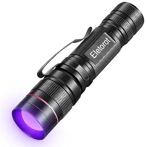 UV-Taschenlampe Eletorot für Fleckenerkennung und Echtheitsprüfung