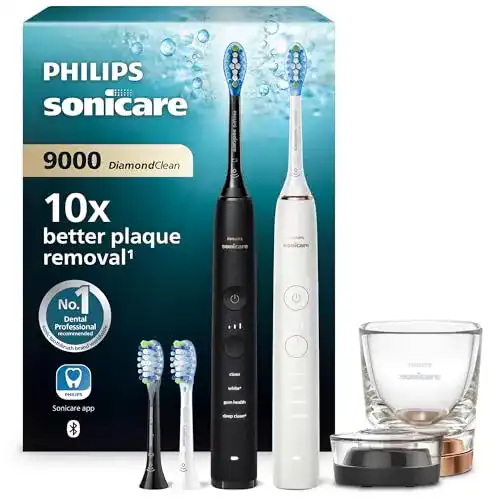 Philips Sonicare DiamondClean 9000 Elektrische Zahnbürste Doppelpack