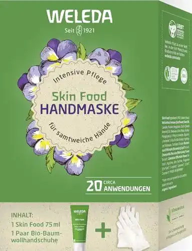 Weleda Bio Skin Food Handmaske Set – Naturkosmetik Handpflege