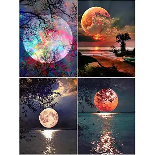 Diamond Painting Trounistro 4er Set DIY 5D
