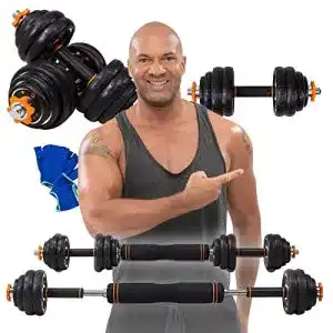 Hantelset Miweba Sports FED 4in1 Vielseitige Hantel für Fitness