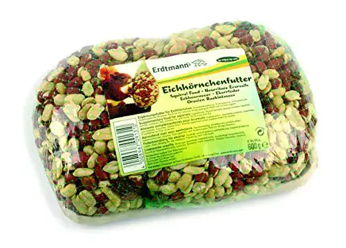 Eichhörnchenfutter von Erdtmanns – 2 x 0,3 kg Mischung