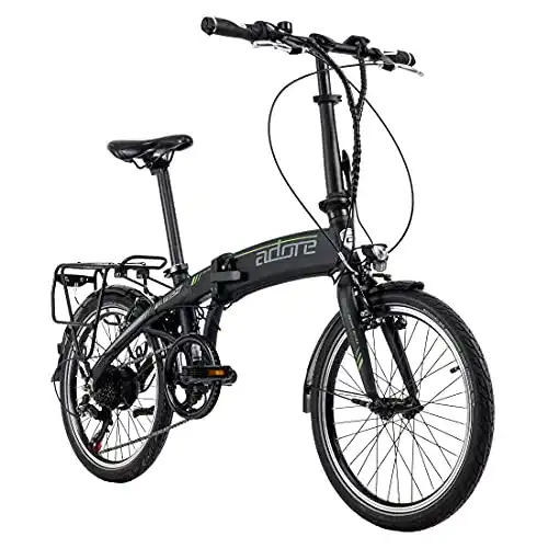 Adore Alu E-Faltrad 20 Zoll Cologne E-Bike schwarz 250 Watt