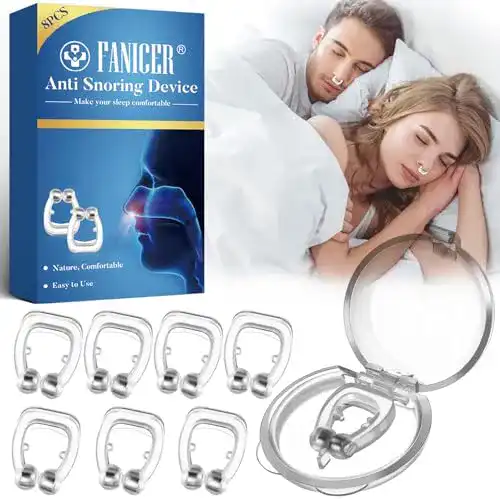 Nasenclip Yagaspantery 8er Set – Anti-Schnarchclips für besseren Schlaf
