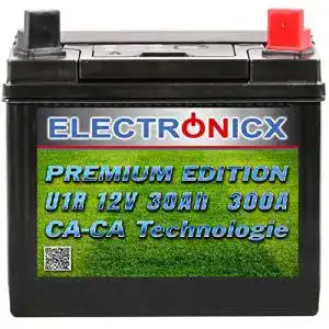 Rasentraktor Batterie Electronicx 12V 30Ah für Aufsitzmäher