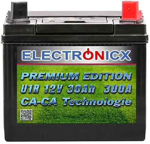 Rasentraktor Batterie Electronicx 12V 30Ah für Aufsitzmäher