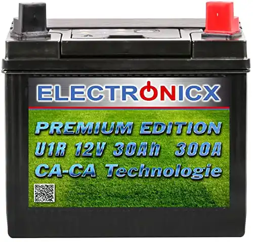 Rasentraktor Batterie Electronicx 12V 30Ah für Aufsitzmäher