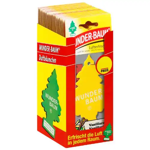 Lufterfrischer WUNDER-BAUM 134205/24 im 24er Vorteilspack mit Vanille