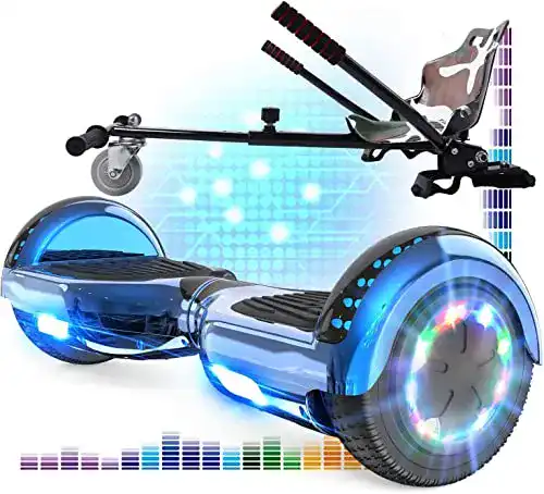 Self Balancing Scooter RCB Hoverboard mit Sitz und Hoverkart Set 6,5 Zoll