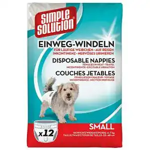 Läufigkeitshose für Hunde von Simple Solution – Einwegwindeln für weibliche Hunde