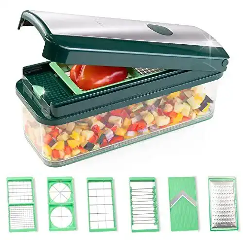 Nicer Dicer Genius Exclusive Gemüseschneider 15-teilig