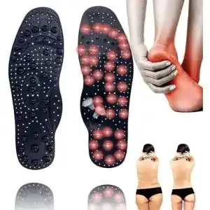 Magnetische Einlegesohlen für Akupunktur und Massage mit Magnetfeldtherapie