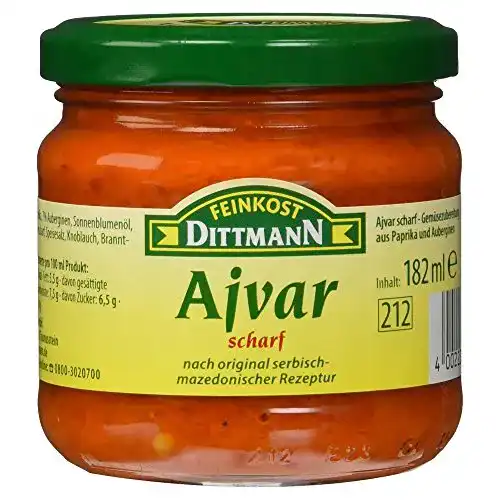 Ajvar Dittmann scharfe Gemüsezubereitung im 6er Pack