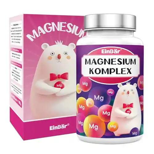 Magnesium-Malat Einbär Magnesium Komplex mit 400mg pro Tagesdosis
