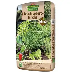 Komposterde Florissa Natürlich Bio Hochbeeterde 45 L