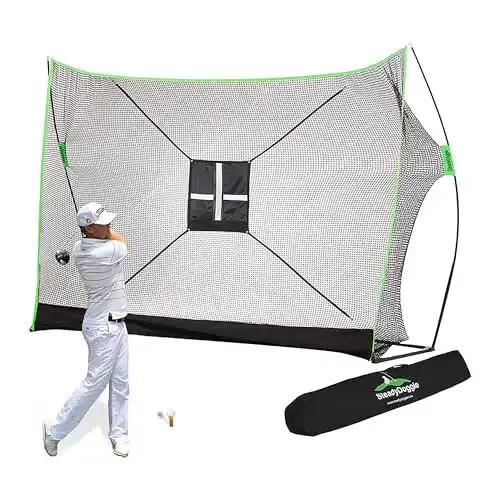 Golf Übungsnetz SteadyDoggie Golfnetzbündel mit Zubehör