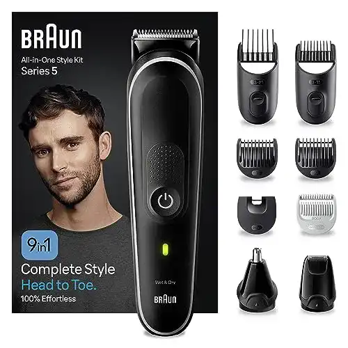 Braun Barttrimmer All-In-One Set für Bartpflege und Körperpflege